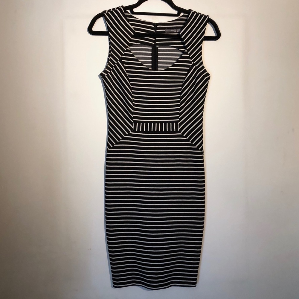 Striped business dress
